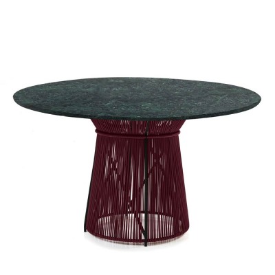 Caribe Chic table marble verde, black red, black ames ames