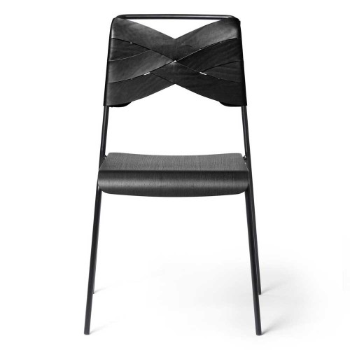 Chaise Torso frêne noir & noir Design House Stockholm