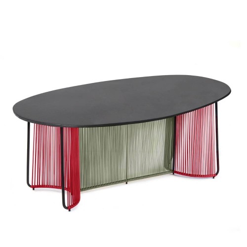 Table Cartagenas purple, olive green, black ames