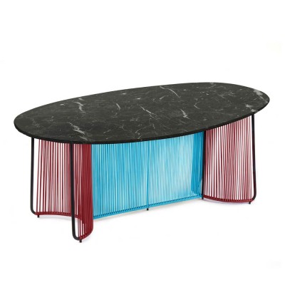 Cartagenas table marble nero, purple, pastel blue ames ames