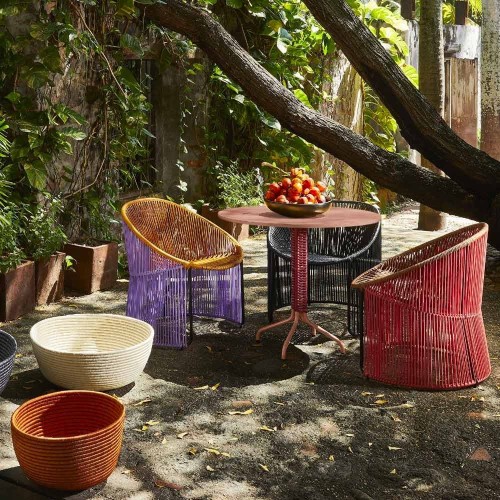 Tafel Cielo roze zand, rood roze ames