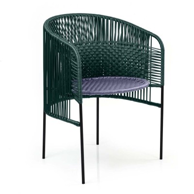 Lounge Chair Caribe Chic dark blue, copper, black ames 2