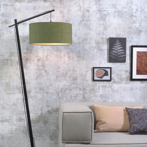 Lampadaire Andes noir & vert forêt Good & Mojo