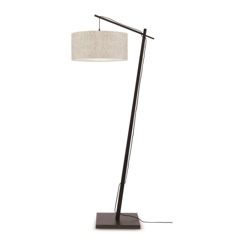 Andes vloerlamp zwart & licht linnen Good & Mojo
