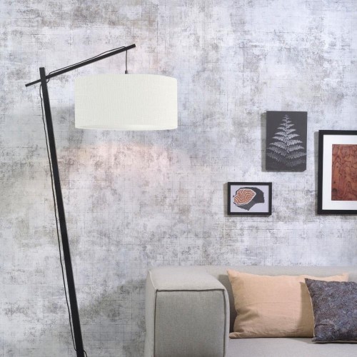 Lampada da terra Andes in bianco e nero Good & Mojo