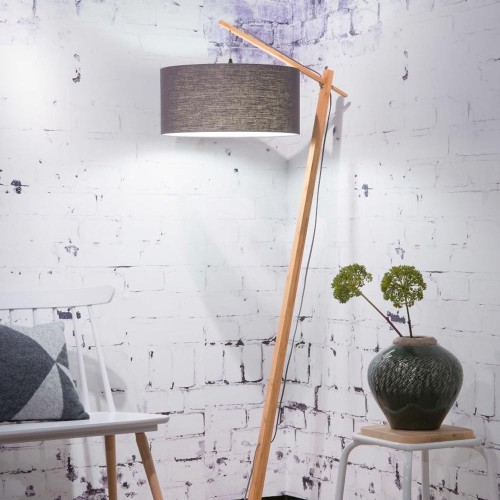 Lampada da terra Andes naturale e grigio scuro Good & Mojo