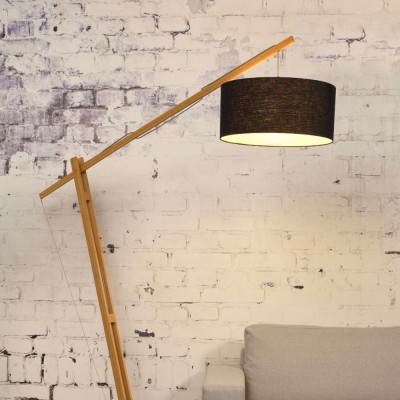 Mont Blanc floor lamp natural & black Good & Mojo 2