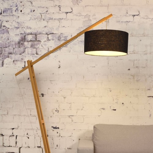 Mont Blanc floor lamp natural & black Good & Mojo