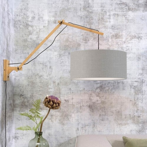 Andes wandlamp naturel & lichtgrijs L Good & Mojo