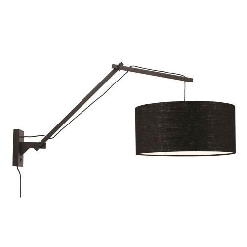Andes wall lamp black L Good & Mojo