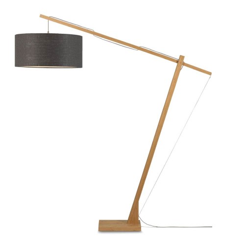 Mont Blanc vloerlamp naturel & donkergrijs Good & Mojo