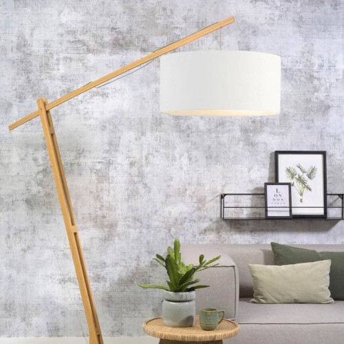Mont Blanc vloerlamp naturel & wit Good & Mojo