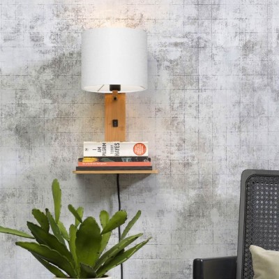 Wall light and shelf Andes natural & white Good & Mojo