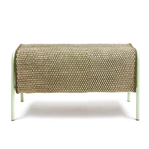 Panchina Mecato oliva grezza, verde pastello S ames