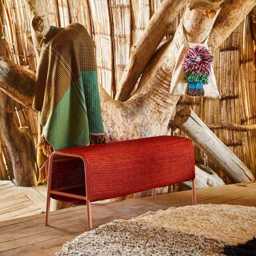 Mecato bench terracotta, pink sand S ames