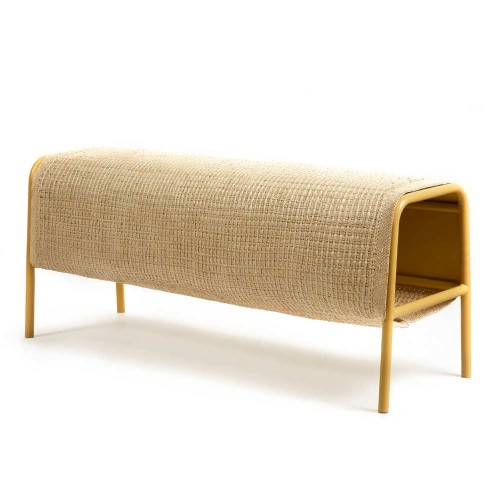 Mecato raw natural bench, yellow L ames