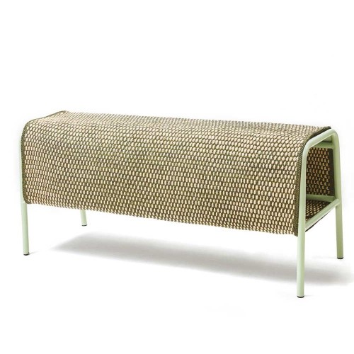 Banc Mecato raw olive, pastel green L ames