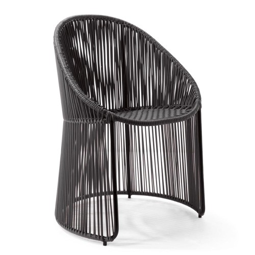 Silla Cartagenas negra ames