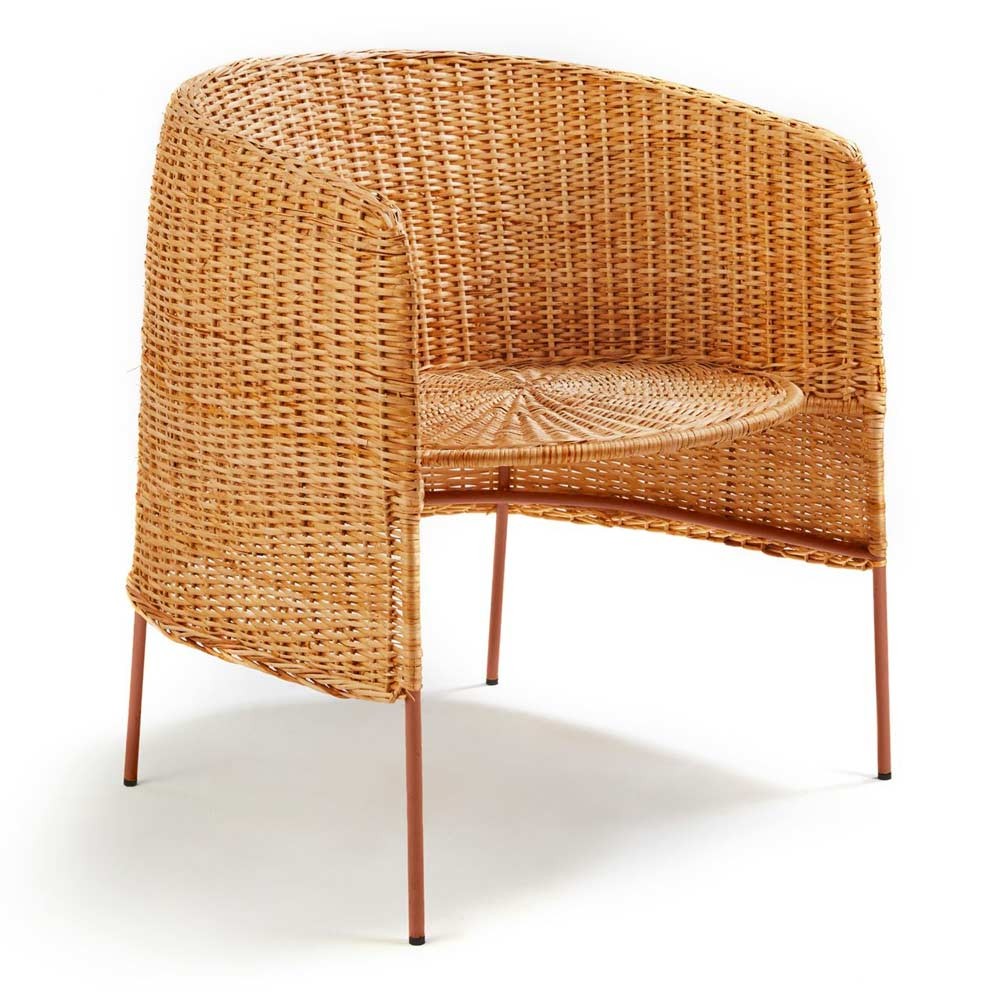 Caribe Natural copper lounge chair ames