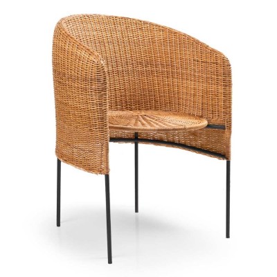 Chaise Caribe Natural noir ames 2