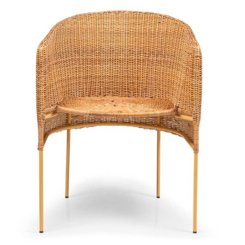 Caribe Natural Stoel geel ames