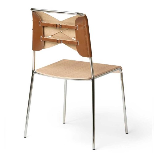 Torso chair oak & cognac Design House Stockholm