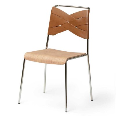Chaise Torso chêne & cognac Design House Stockholm Design House Stockholm