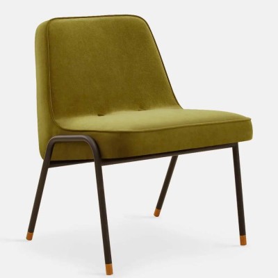 Club Chair 366 Metaal fluweel olijf 366 Concept 366 Concept