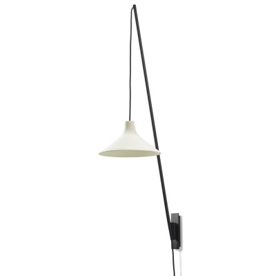 Lampada da parete M Couture Bianco