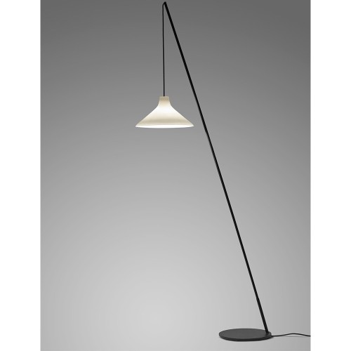 Lampada da terra Couture bianca