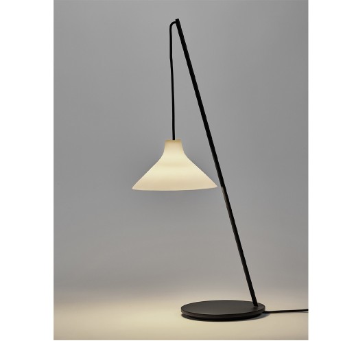 Couture white table lamp