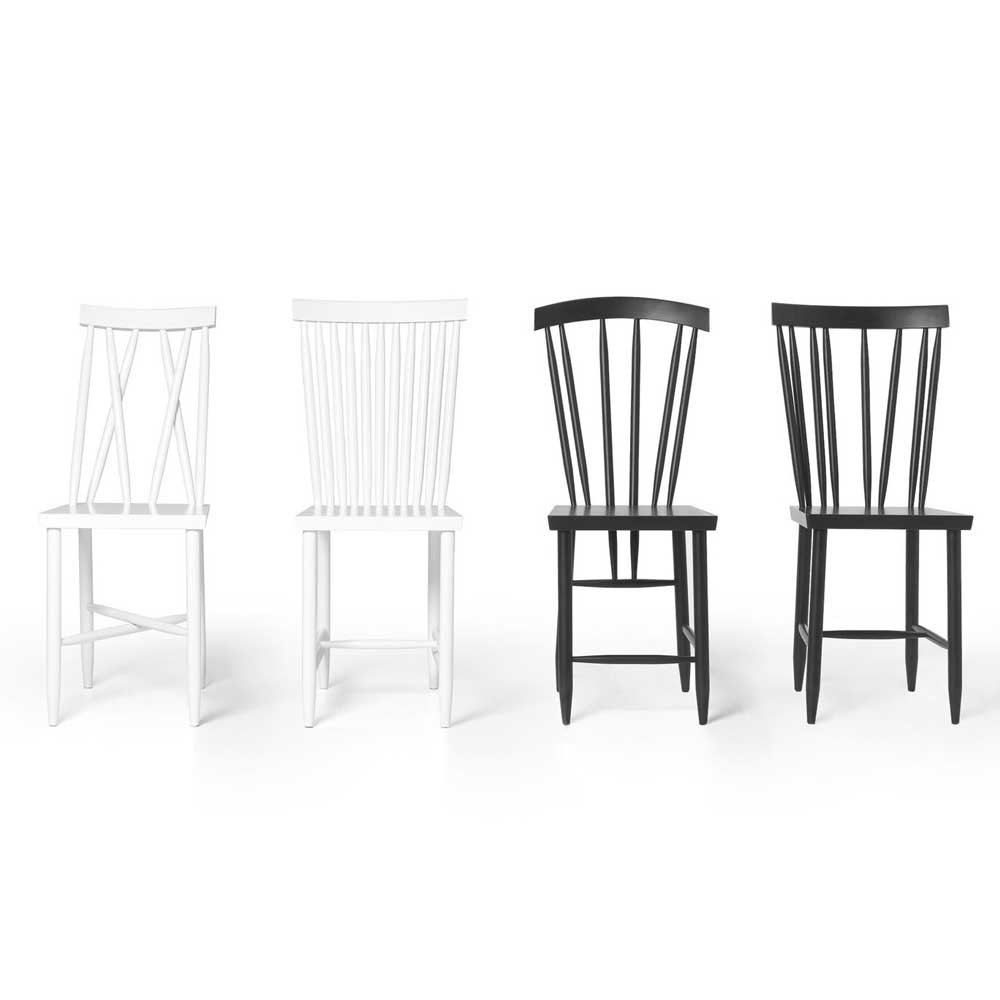 Family Chair n ° 2 wit (set van 2) Design House Stockholm