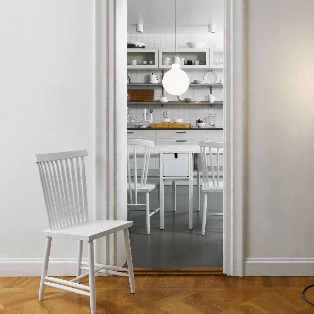Familienstuhl Nr. 2 weiß (2er Set) Design House Stockholm