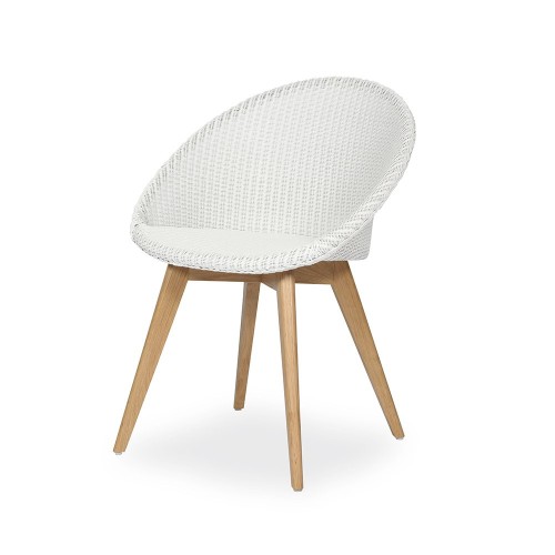 Sedia Joe con base in rovere Vincent Sheppard