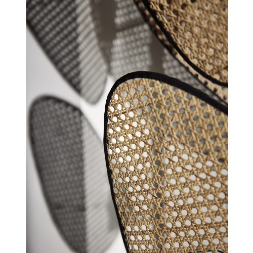 Staande lamp Screen natural caning