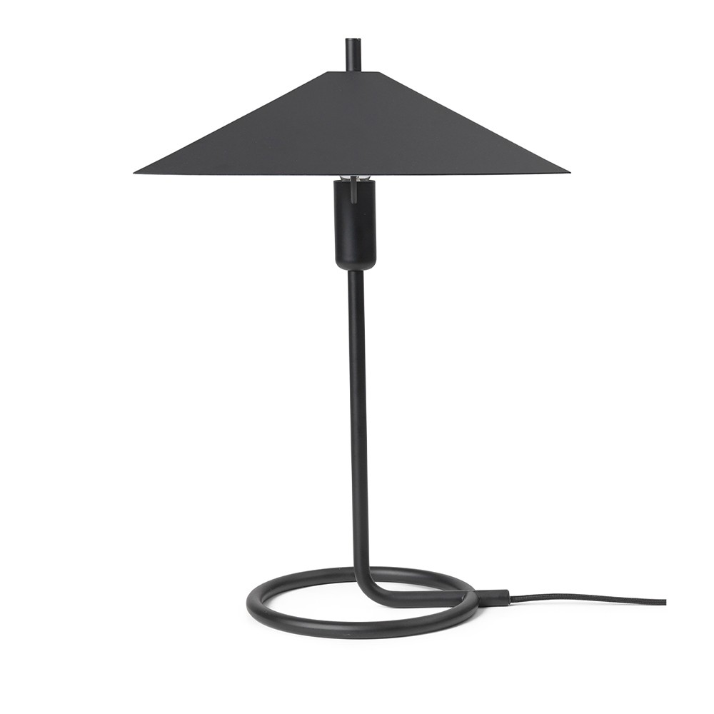 Lámpara de mesa cuadrada - Filo noir