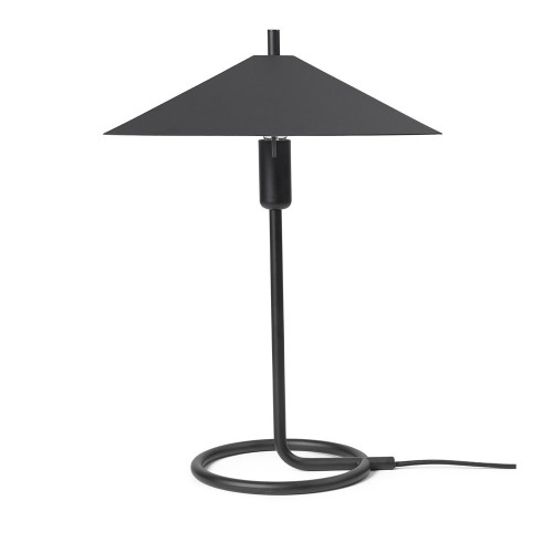 Vierkante tafellamp - Filo noir