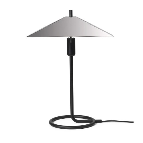 Lampe de table carrée - Filo poli miroir