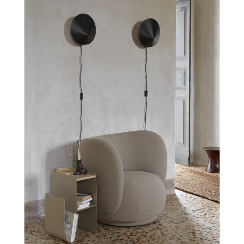 Lampada da parete Arum - Nero