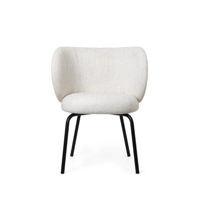 Chaise de salle à manger Rico - Bouclé Blanc cassé Ferm Living