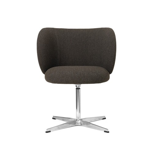 Rico Dining Chair - Swivel - Hallingdal Dark Grey Brown
