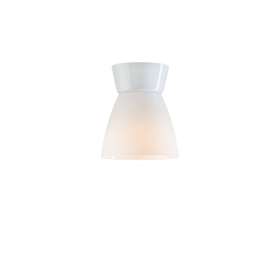 Plafón Bizzo D165 Blanco/Vidrio opal E27 Belid