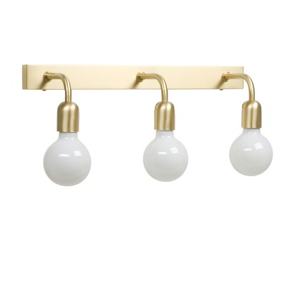 Régal 3 wall lamp - Polished brass Belid