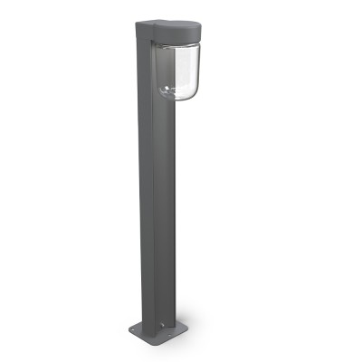 Moon Bollard - Grey Belid