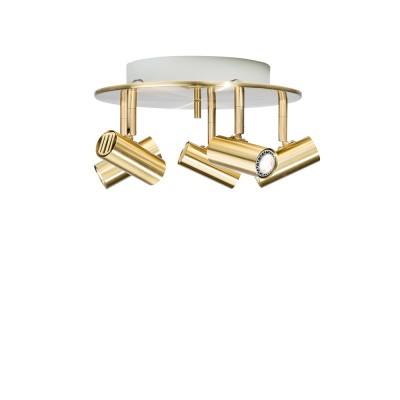 Cato 5 spots - polished brass Belid