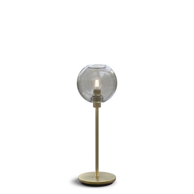 Gloria table lamp - brass/smoked glass Belid