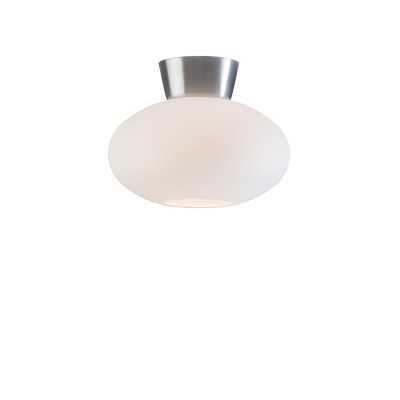 Lampada da soffitto Bullo - alluminio/vetro opalino Belid