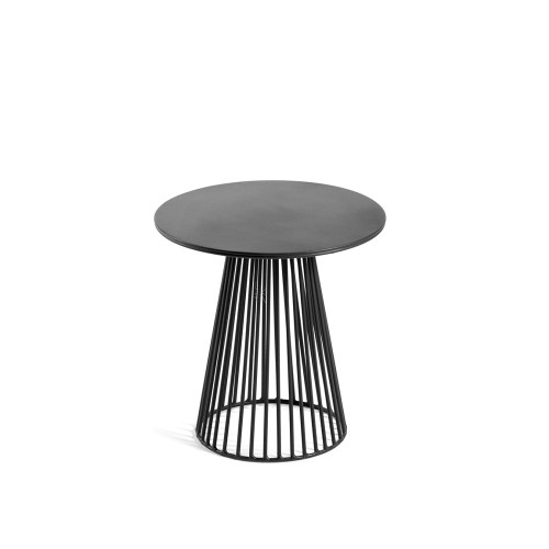 Garbo 30 round bistro table black