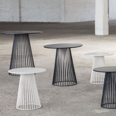 Table bistrot Garbo 30 ronde noir 2