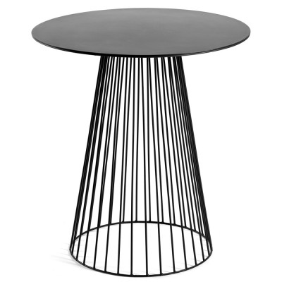 Garbo 65 round bistro table black Serax